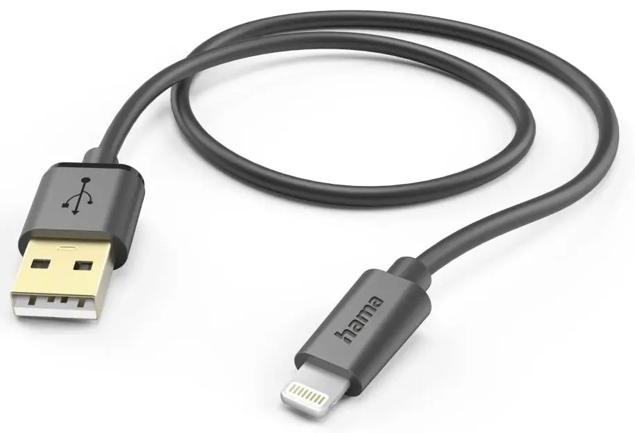 Cablu USB-A to Lightning Hama 201580 1.5m (Black)