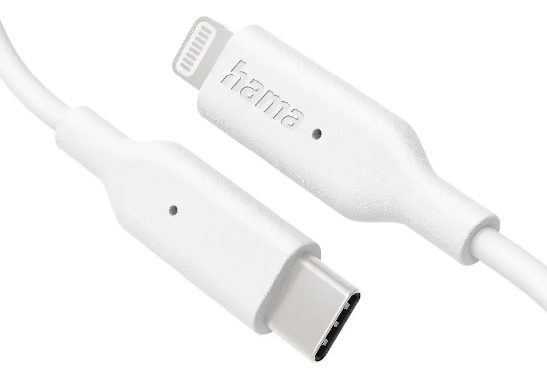 Кабель USB-C to Lightning Hama 201598 1m (White) - 2