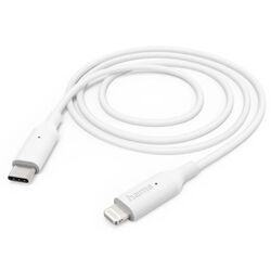 Cablu USB-C to Lightning Hama 201598 1m (White)