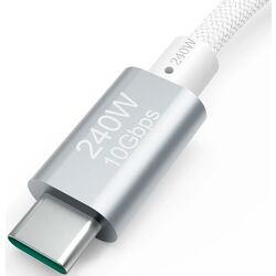 Кабель USB-C to USB-C Hama 201724 1.5m (White) Thumb