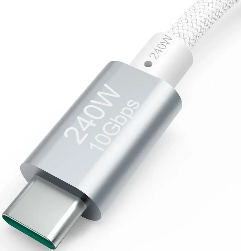 Кабель USB-C to USB-C Hama 201724 1.5m (White) - 4