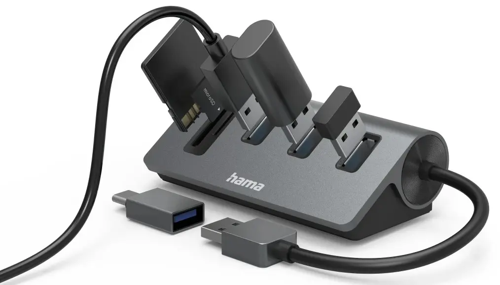 USB hub Hama 200140 (Grey)