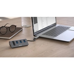 USB hub Hama 200140 (Grey) Thumb