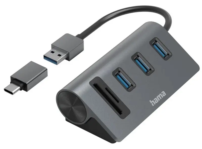 USB hub Hama 200140 (Grey)