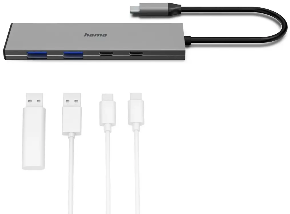 USB hub Hama 200147 (Grey)