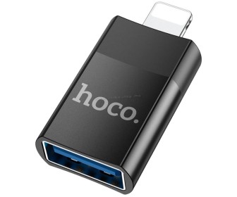 Adaptor Lightning to USB 2.0 Hoco UA17 (Black)