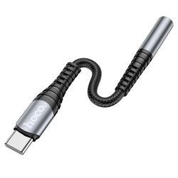 Adaptor Type-C to 3.5mm Hoco LS33 (Metal Gray) Thumb