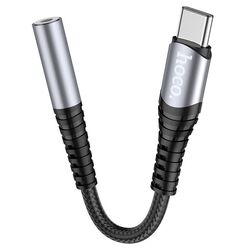 Adaptor Type-C to 3.5mm Hoco LS33 (Metal Gray) Thumb