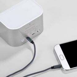 Cablu Aux Hoco Noble Sound UPA03 1m (Metal Gray) Thumb