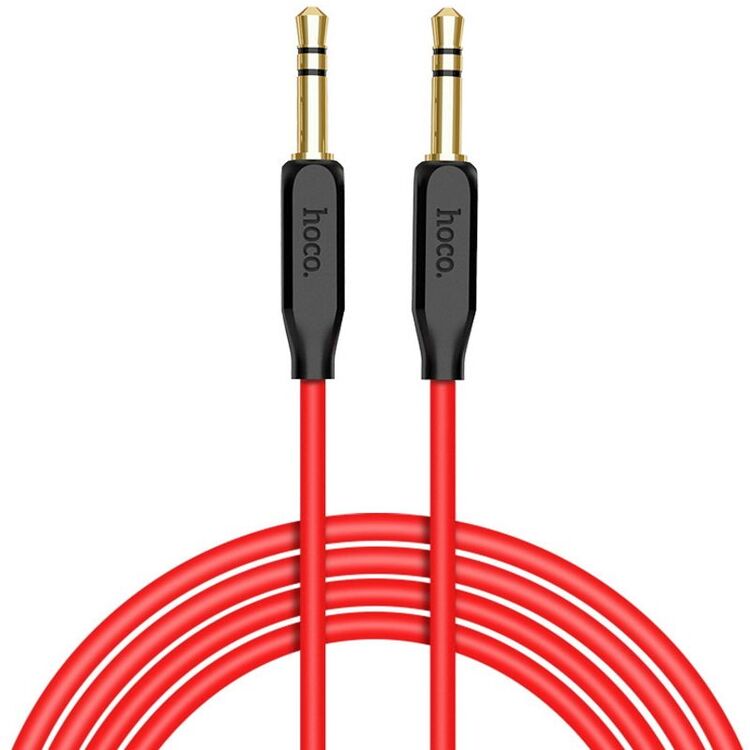 Кабель AUX Hoco UPA11 1м (Red) купить в Кишиневе, Молдове | SMADSHOP.MD