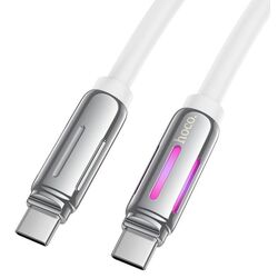 Cablu Hoco U136 Type-C to Type-C 1.2m (White) Thumb