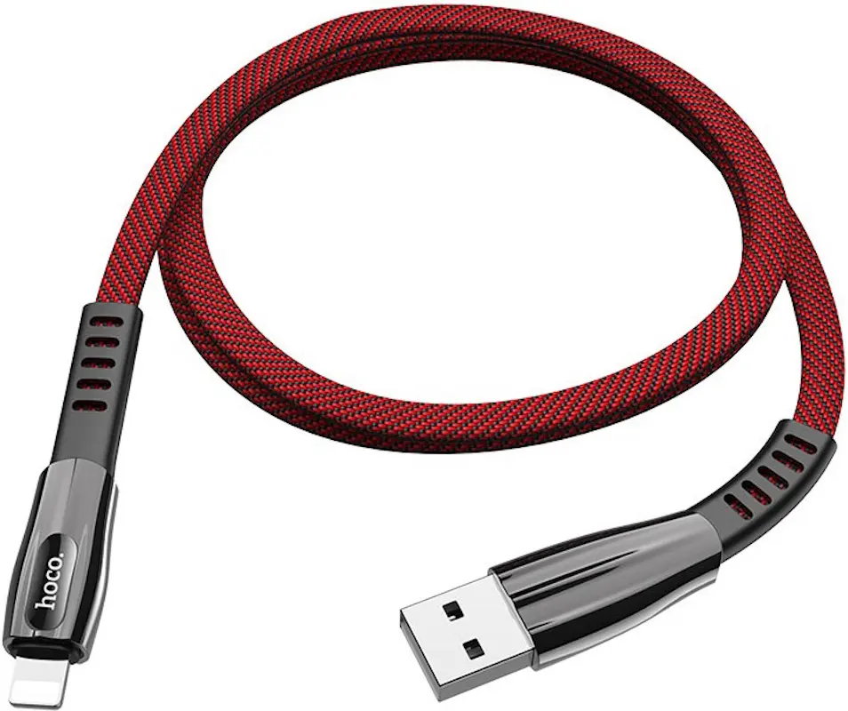 Кабель Hoco U70 Splendor USB to Lightning 1m (Red)
