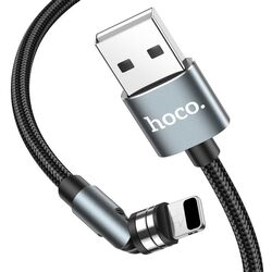 Cablu Hoco U94 Universal USB to Lightning 1.2m (Black) Thumb