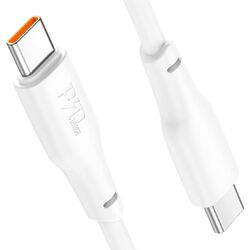 Cablu Hoco X93 Force Type-C to Type-C 2m (White) Thumb