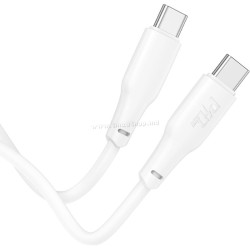 Кабель Hoco X93 Force Type-C to Type-C 60W 2m (White)