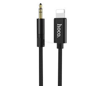 Cablu Lightning to 3.5mm Hoco UPA13 Sound Source (Black)