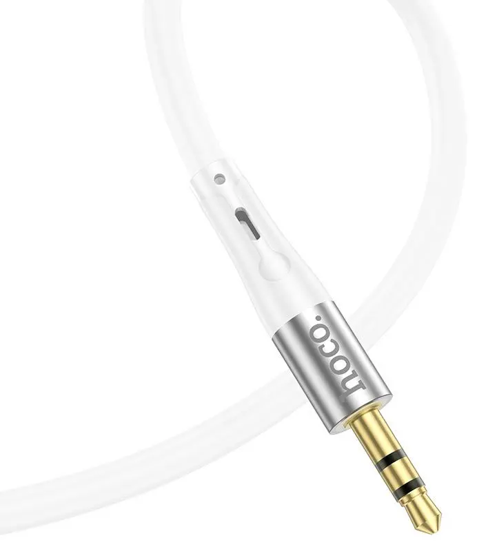 Cablu Lightning to 3.5mm Hoco UPA22 1m (White)