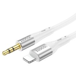 Cablu Lightning to 3.5mm Hoco UPA22 1m (White)