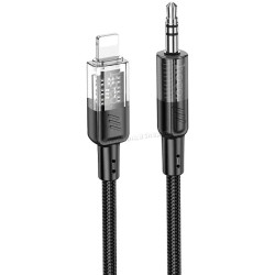 Cablu Lightning to 3.5mm Hoco UPA27 Spirit 1.2m (Black) Thumb