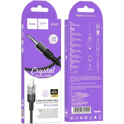 Cablu Lightning to 3.5mm Hoco UPA27 Spirit 1.2m (Black) Thumb