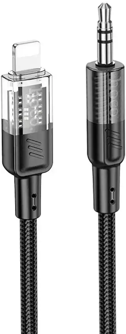 Cablu Lightning to 3.5mm Hoco UPA27 Spirit 1.2m (Black)