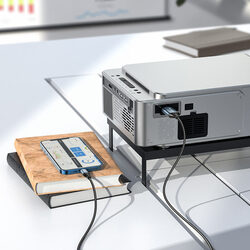 Cablu Lightning to HDMI Hoco UA15 2m (Metal Gray) Thumb