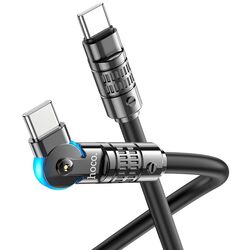 Cablu Type-C to Type-C Hoco U118 Triumph 1.2m (Black) Thumb