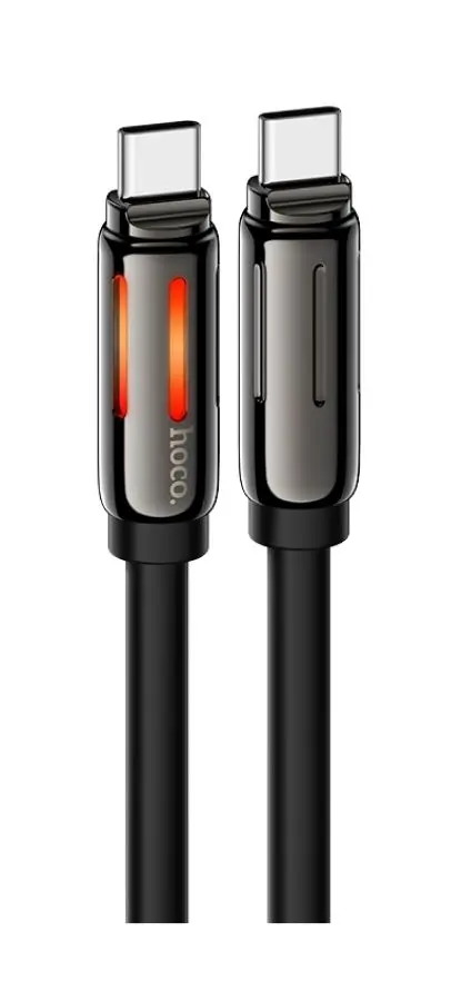 Cablu Type-C to Type-C Hoco U136 Prize 1.2m (Black)