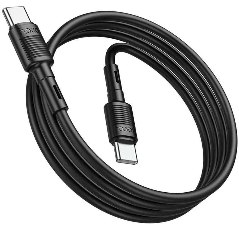 Cablu Type-C to Type-C Hoco X83 Victory 1m (Black)