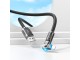 Cablu USB-A to Lighning Hoco U118 Triumph 1.2m (Black)