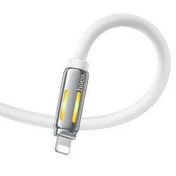 Cablu USB-A to Lighting Hoco U136 Prize 1.2m (White) Thumb