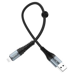 Cablu USB A to Lightning Hoco X38 Cool 0.25m (Black) Thumb