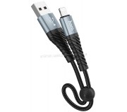 Cablu USB A to Lightning Hoco X38 Cool 0.25m (Black)