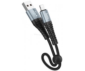 Cablu USB A to Lightning Hoco X38 Cool 0.25m (Black)