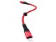 Cablu USB A to Lightning Hoco X38 Cool 0.25m (Red)