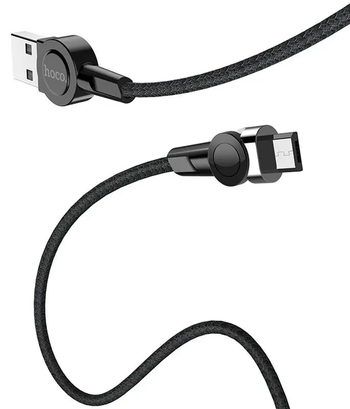 Кабель USB A to Micro-USB Hoco S8 Magnetic 1.2m (Black)