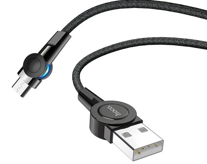 Кабель USB A to Micro-USB Hoco S8 Magnetic 1.2m (Black)