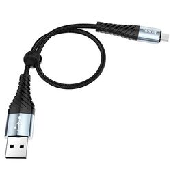 Cablu USB A to Micro-USB Hoco X38 Cool 0.25m (Black) Thumb