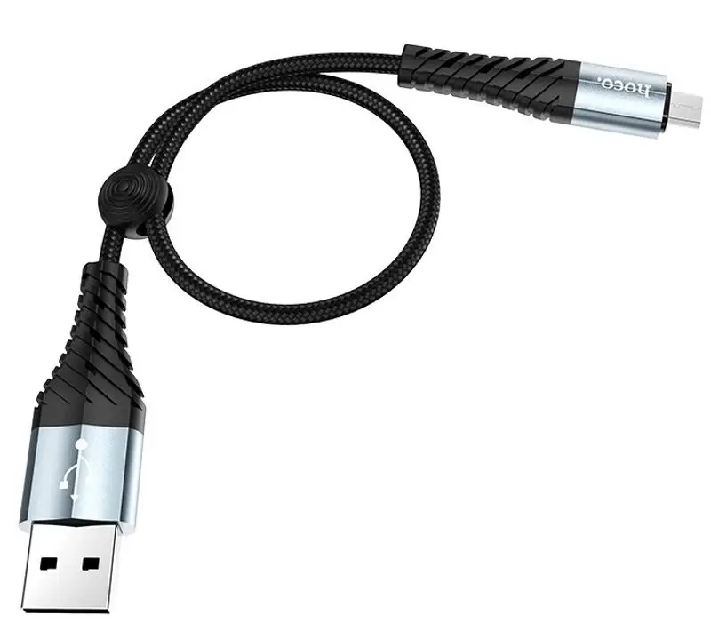 Cablu USB A to Micro-USB Hoco X38 Cool 0.25m (Black)