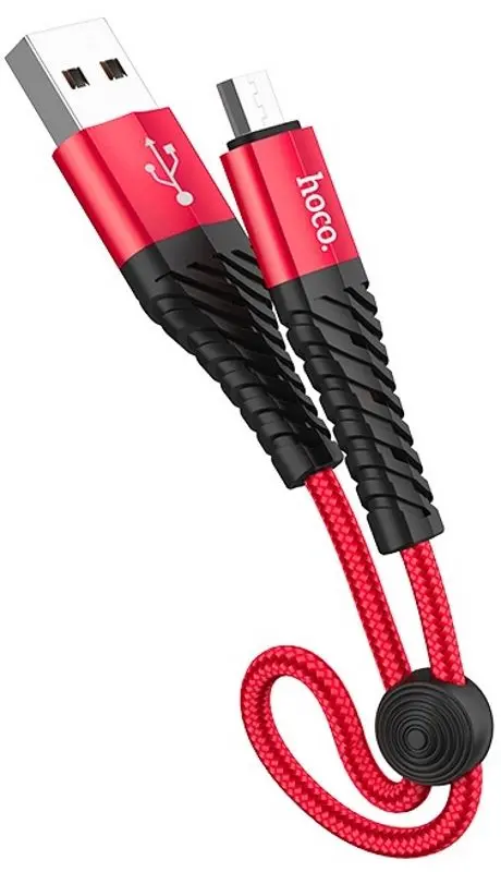 Cablu USB A to Micro-USB Hoco X38 Cool 0.25m (Red)