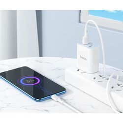 Кабель USB-A to Micro USB Hoco X83 Victory 1м (White) Thumb