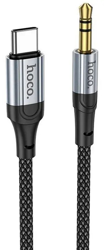 Cablu USB-C to 3.5mm Hoco UPA26 1m (Black)