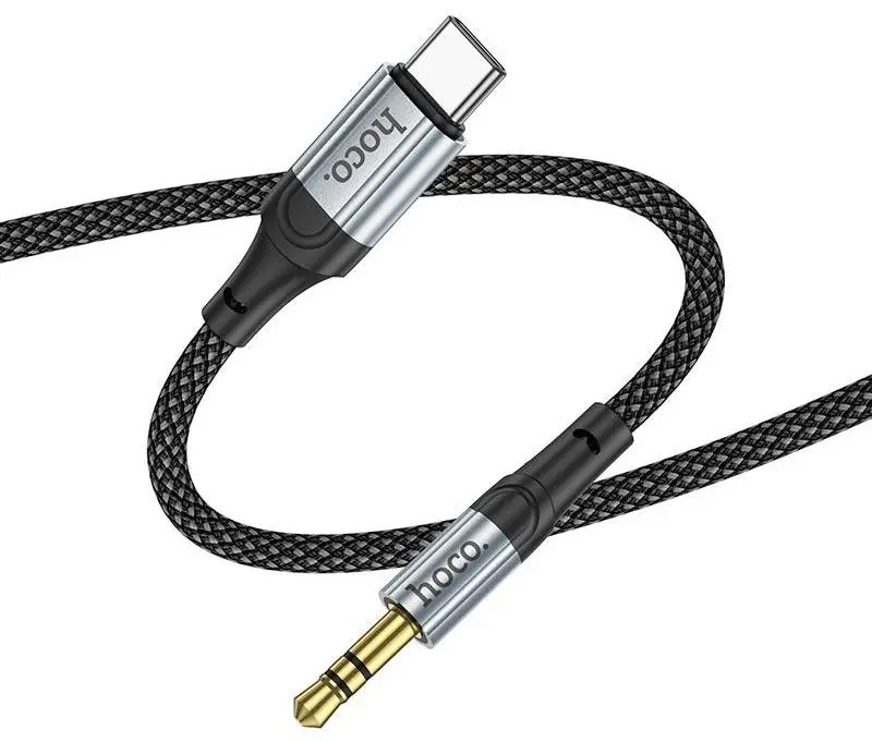 Cablu USB-C to 3.5mm Hoco UPA26 1m (Black)