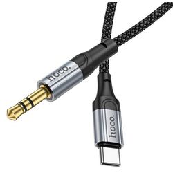 Cablu USB-C to 3.5mm Hoco UPA26 1m (Black) Thumb