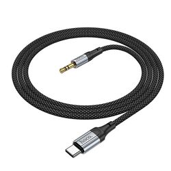 Cablu USB-C to 3.5mm Hoco UPA26 1m (Black) Thumb