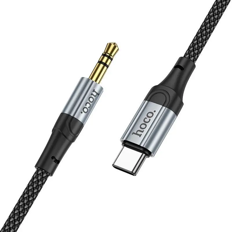 Cablu USB-C to 3.5mm Hoco UPA26 1m (Black)