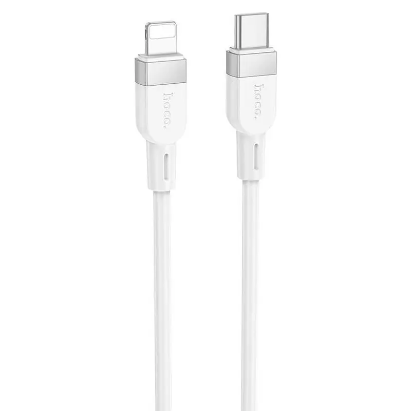 Cablu USB-C to Lightning Hoco X109 Energy 1m (White)