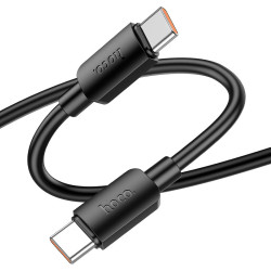 Кабель USB-C to USB-C Hoco X96 Hyper 1м (Black) Thumb