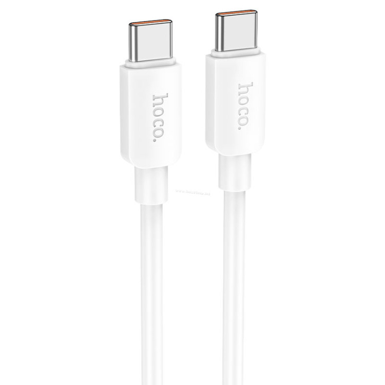 Cablu USB-C to USB-C Hoco X96 Hyper 1m (White)
