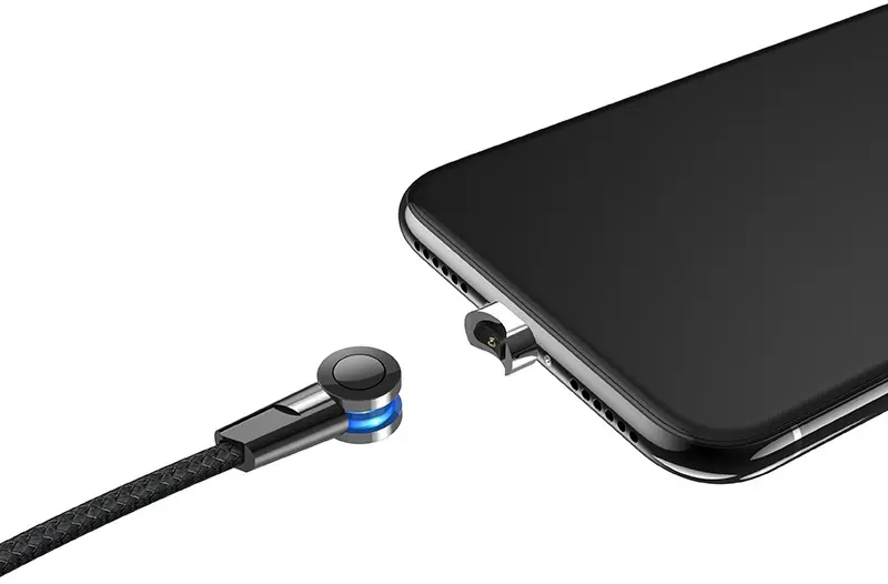 Cablu USB to Lightning Hoco S8 Magnetic 1.2m (Black)